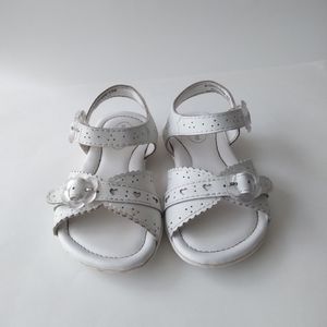 Stride Rite Toddlers Butterscotch Sandal, White